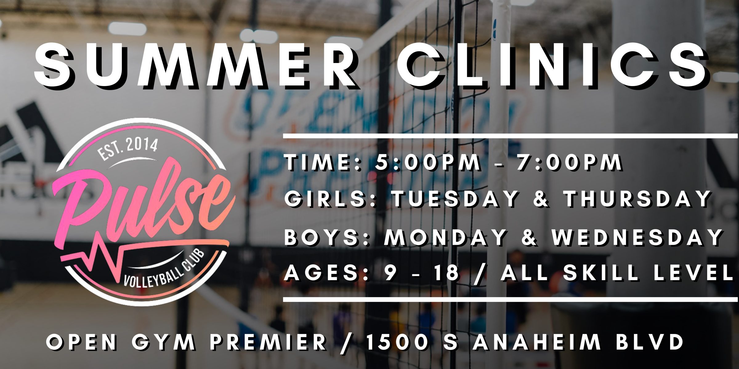 Click for Pulse Girls Tryouts Event Information